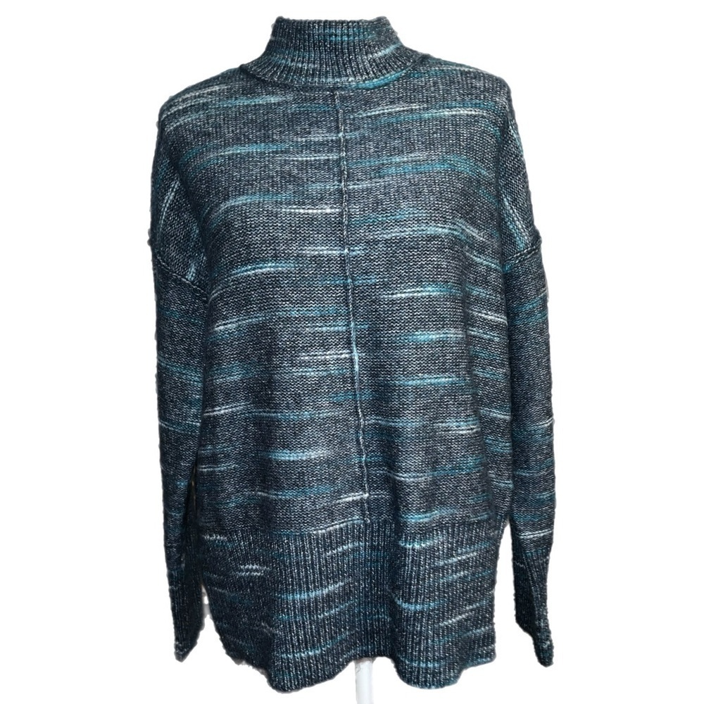 Wonderly - Space Dye - Mock Neck Sweater - Size XL - Picture 6 of 7